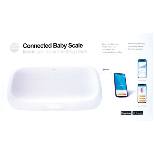 MyWeigh Connected Bluetooth Baby Scale Packaging