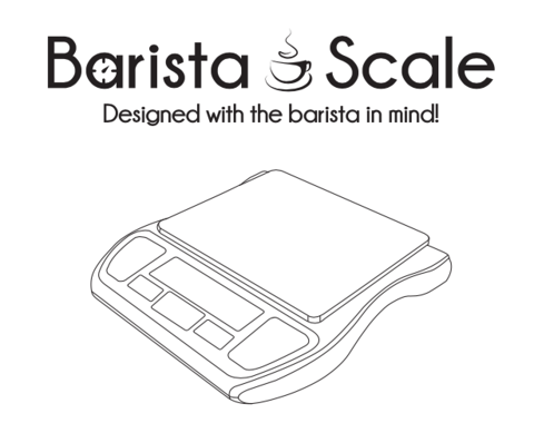 Barista Scale with a picture of a scale